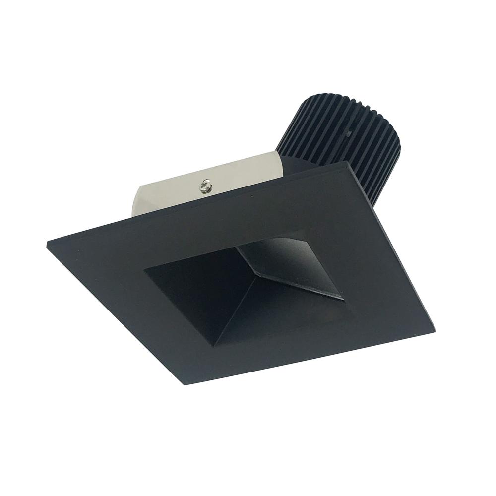 4" Iolite LED Square Wall Wash, 1000lm / 14W, 2700K, Black Reflector / Black Flange