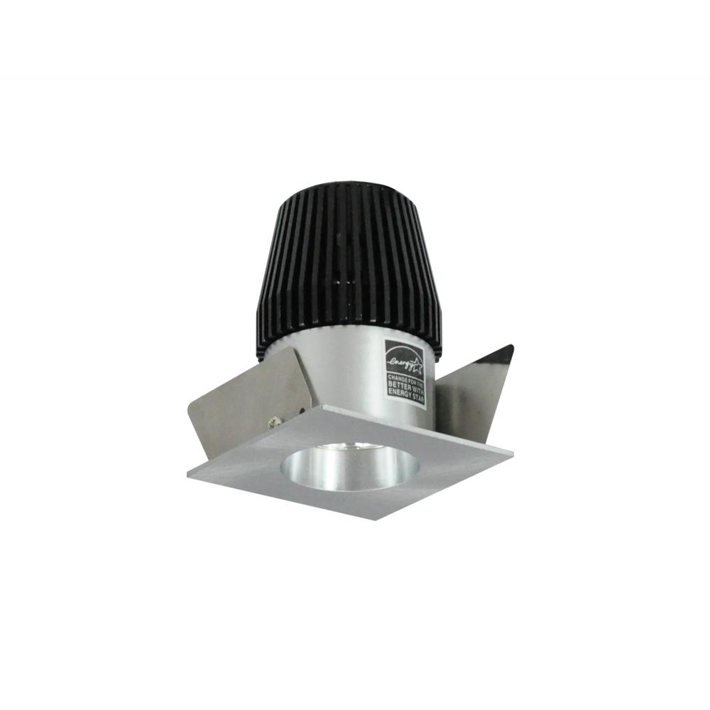 1" Iolite LED NTF Square Reflector with Round Aperture, 600lm, Comfort Dim, Natural Metal