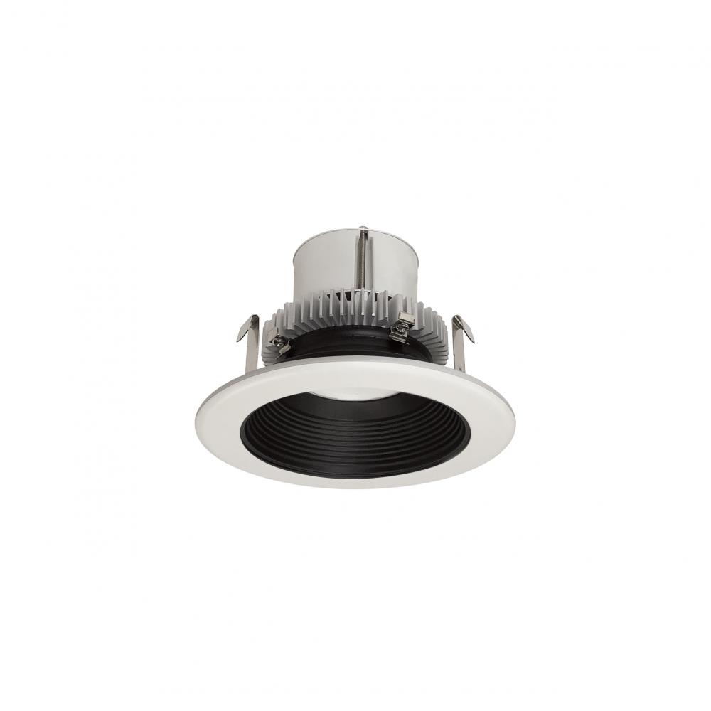 4" Cobalt Click LED Retrofit, Baffle, 1000lm / 12W, 3000K, Matte Powder White Baffle / Matte