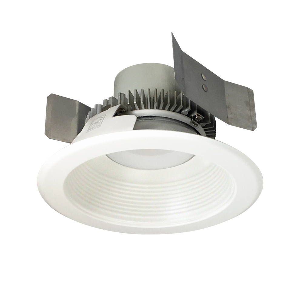 5" Cobalt Click Round Retrofit Baffle, 1000lm / 12W, 3000K, Matte Powder White Baffle / Matte