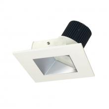 Nora NIO-4SW40XHW/10 - 4" Iolite LED Square Wall Wash, 1000lm / 14W, 4000K, Haze Reflector / White Flange