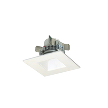 Nora NLCBC2-45630WW/AEM - 4" Cobalt Click LED Retrofit, Square Reflector, 750lm / 10W, 3000K, White Reflector / White