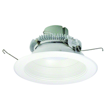 Nora NLCBC2-65235WW/10LE4EM - 6" Cobalt Click LED Retrofit, Baffle, 1000lm / 12W, 3000K, White Baffle / White Flange,