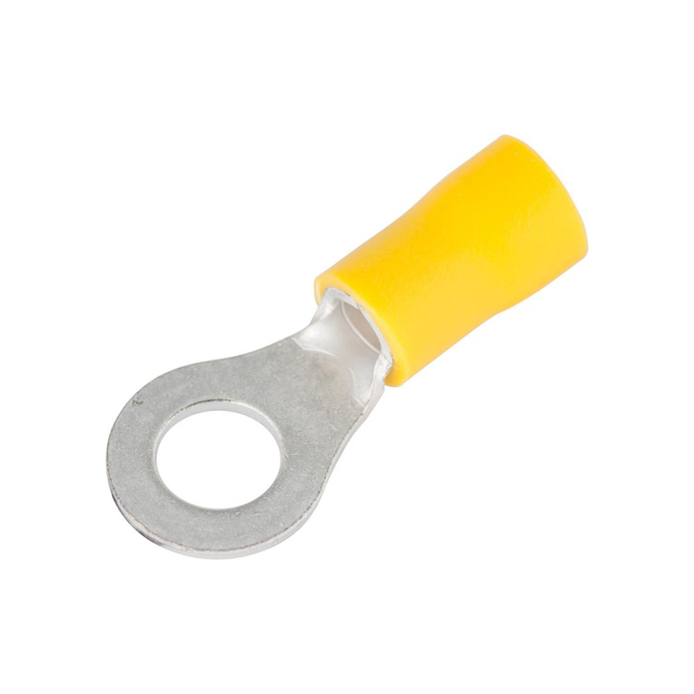 TERMINAL RING 12-10AWG 12-1/4STUD YELLOW