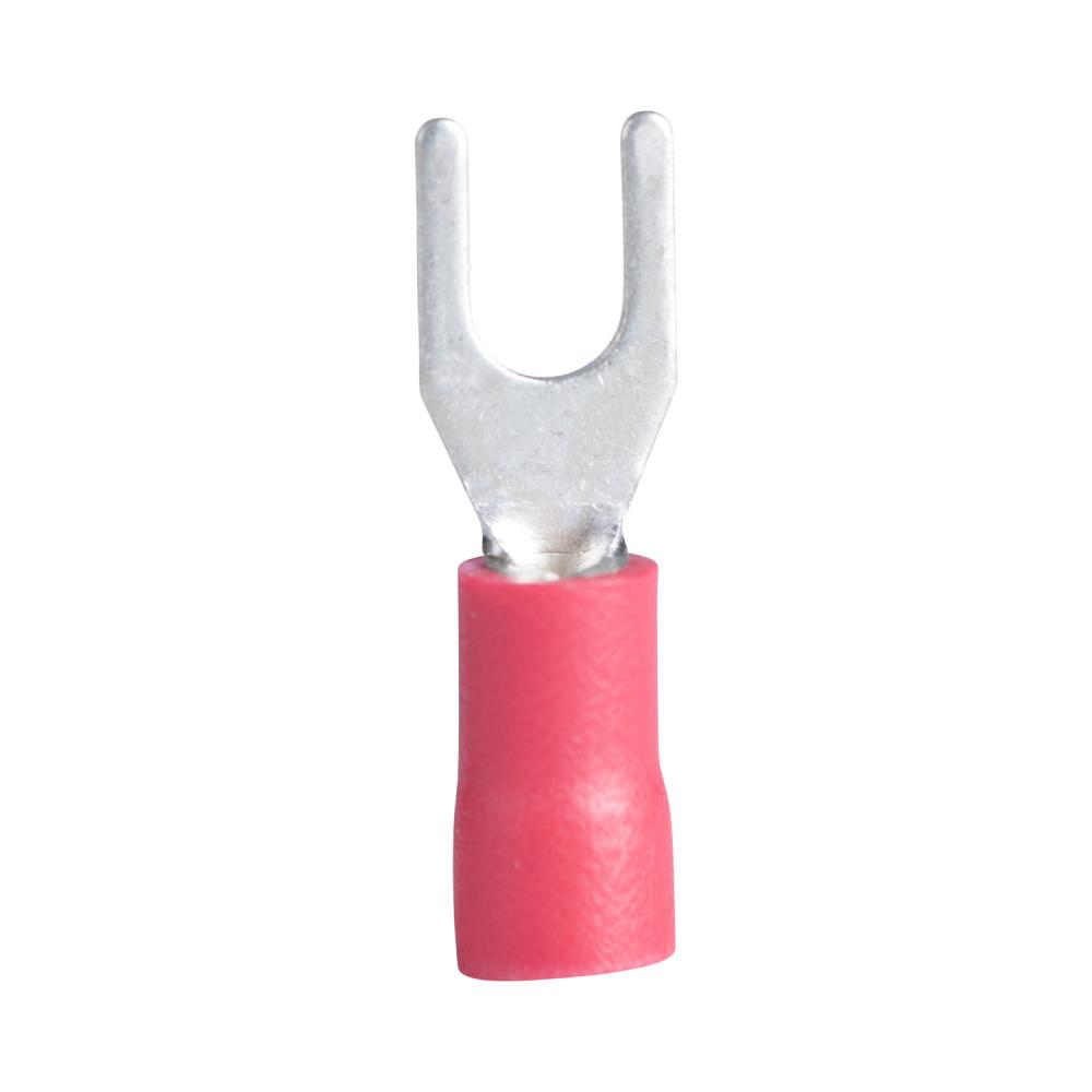 TERMINAL SPADE 22-16AWG 8-10 STUD RED 20