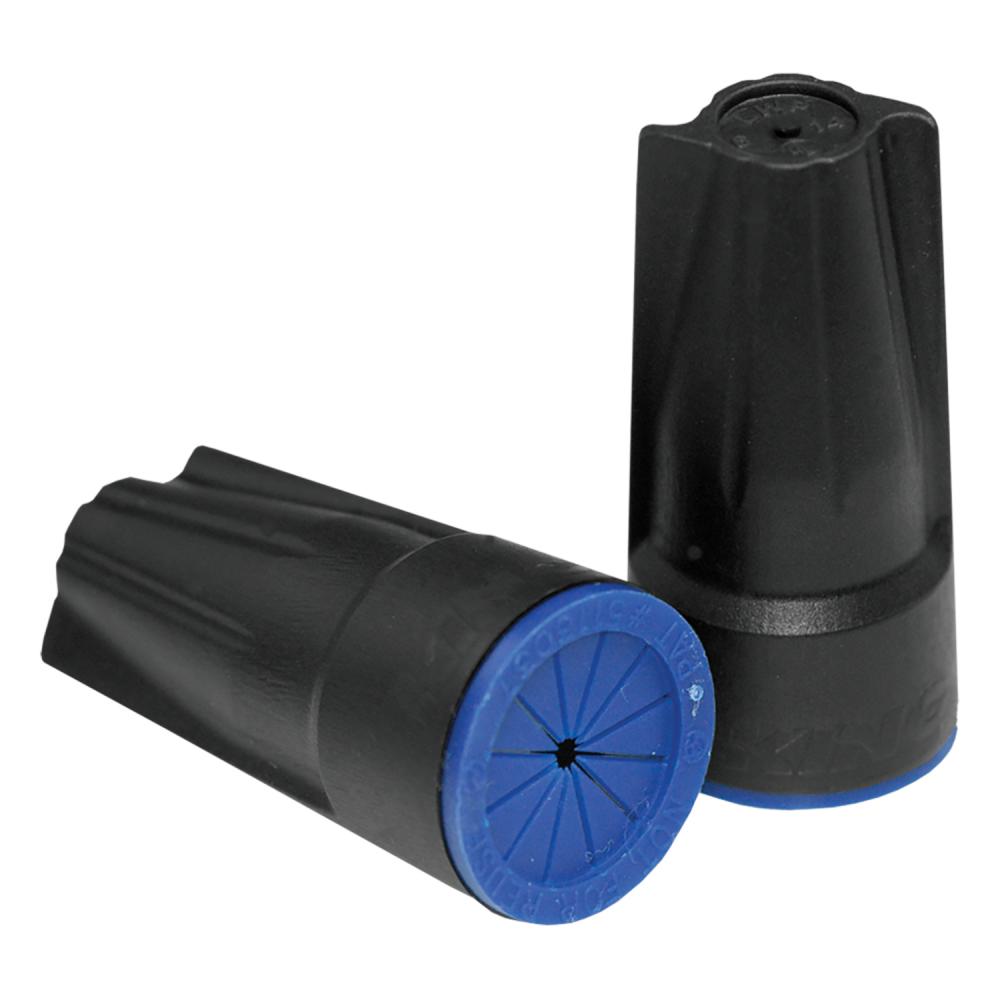 BLACK/BLUE WATERPROOF CONNECTORS  50/CAN