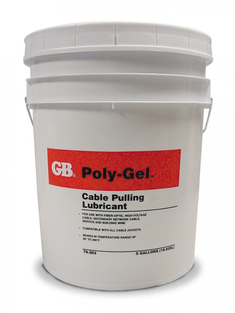 Poly-Gel Pull Lube 5 gal bkt1/Bkt 1Bkts/