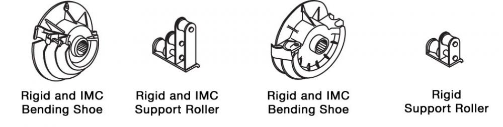 1/2in-2in Rigid Shoe Set 1/Skid 1 Skid/M