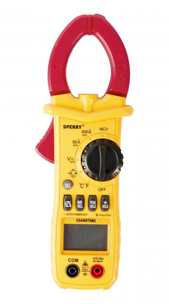 Digital Clamp Meter 600A ACTRMS Temp