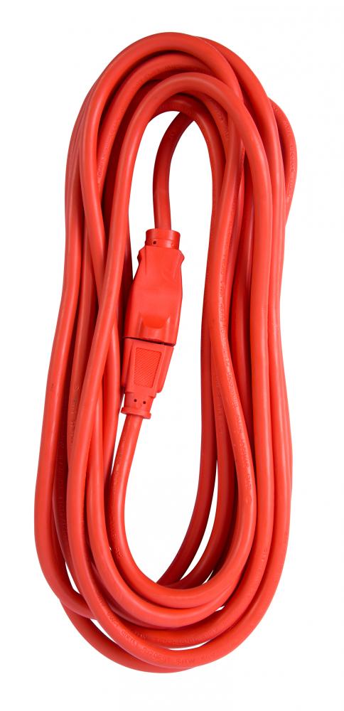 Extension Cord 25ft SJTW Orange 14/3 1/S