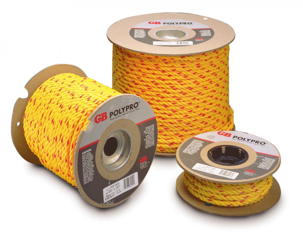 PolyPro Rope 3/8in x 250ft 1/Reel 1Reels