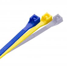 ECM Industries 10095VDV - Cable tie 4in & 8in 18 & 75lbBE GY YW 20