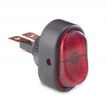 ECM Industries 40391 - JUMBO OVAL RED GLOW ROCKER-30A