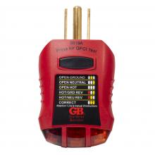 ECM Industries GFI-3501 - GFCI Outlet Tester 120 VAC1/clam