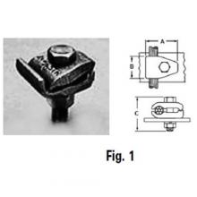 ECM Industries GM-5 - BRZ GRD CLAMP 750KCMIL-500KCMIL DBL PLAT