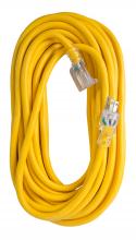 ECM Industries OC50123LT - EXTENSION CORD 50FT SJTW YELLOW 12/3 LIG