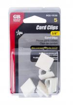 ECM Industries PCC-1538 - Cord Clips Natural 3/8in dia 5/Clam 8/Ma