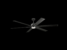 Kichler 300301SBK - 80 Inch Szeplo II Fan