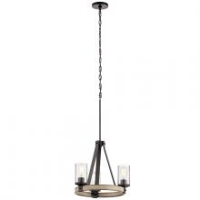 Kichler 34751A - Barrington 3 Light Chandelier