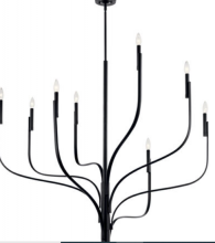 Kichler 52675BK - Chandelier 8Lt