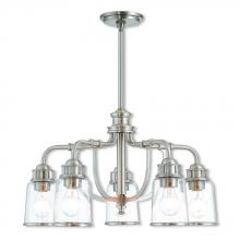  40025-91 - 5 Lt BN Dinette Chandelier