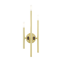  49343-12 - 3 Lt Satin Brass  ADA Triple Sconce