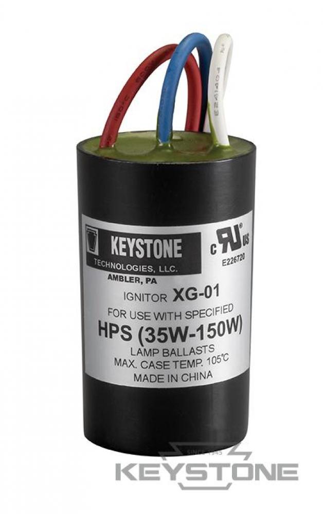 Capacitor for 100W MH Quad, 12uF, 280V, Dry Film