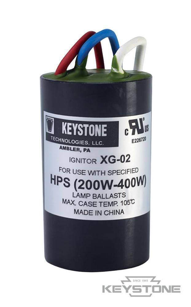 Capacitor for 150W HPS Quad, 14uF, 280V, Dry Fil