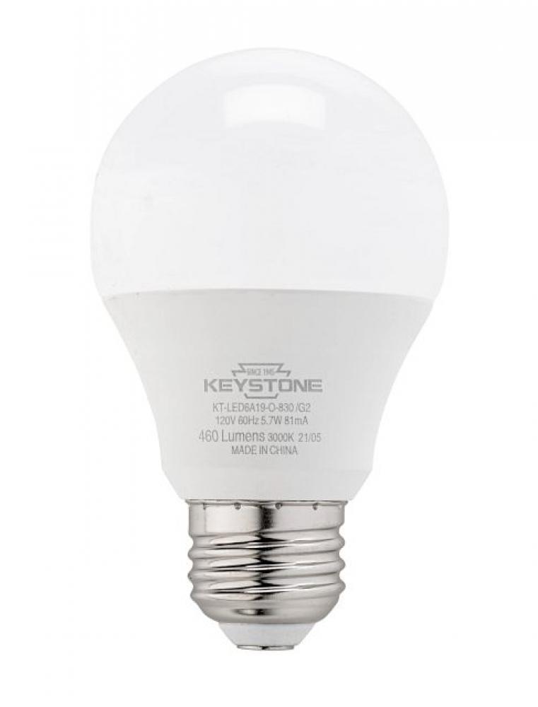 A19 Omni-Directional Bulb, 60W Equivalent, E26 M