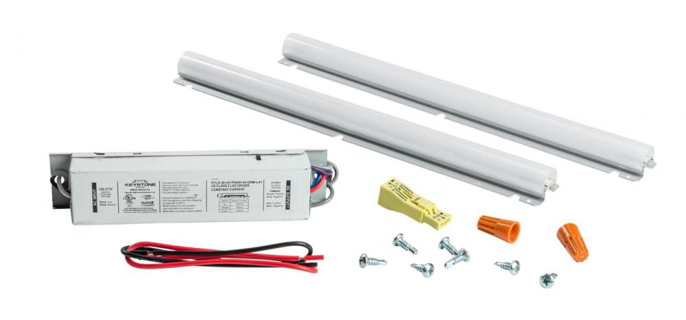 Linear LED Retrofit Kit, 3500K, 120-277V Input,