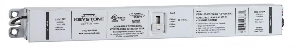 Power Select Constant Current LED driver, 100W,