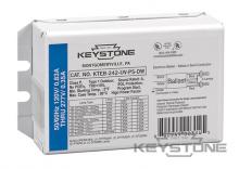 Keystone Technologies KTEB-242-UV-PS-DW-CP - 2 Lite F39T5HO Program Start Electronic Ballast,