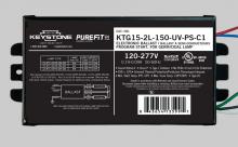 Keystone Technologies KTG15-2L-150-UV-PS-C1 - Ballast for UV-C Lamps.  120-277V input.  Design