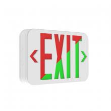 Dual-Lite, a Hubbell affiliate CERRCB - EXIT MINI THERMPL RED BLK R/C