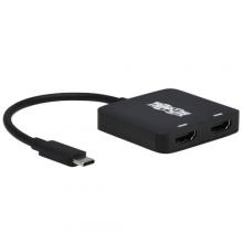 Tripp Lite U444-2H-MST4K6 - USB-C DUAL HDMI MST ADPTR, 4K