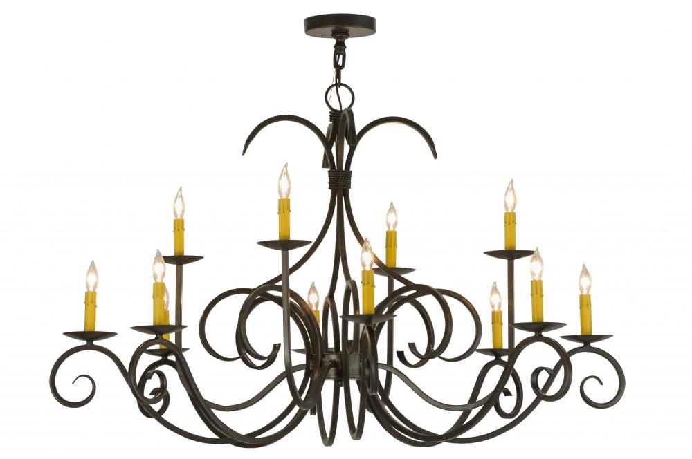 48"W Cypress 12 LT Chandelier