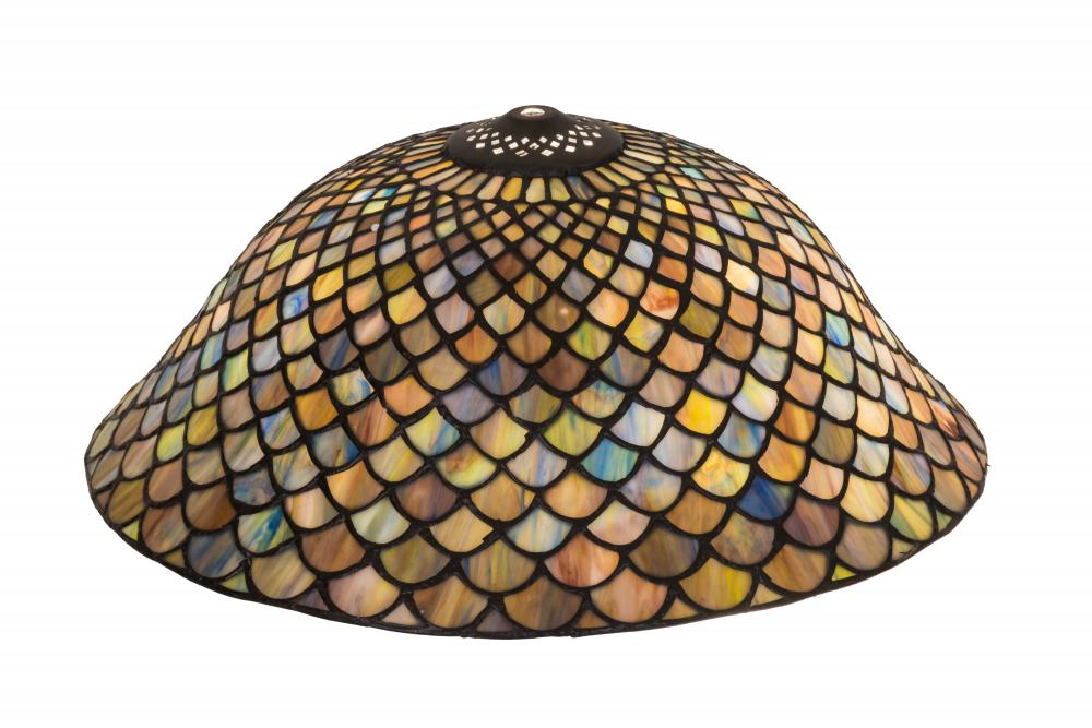 16" Wide Tiffany Fishscale Shade