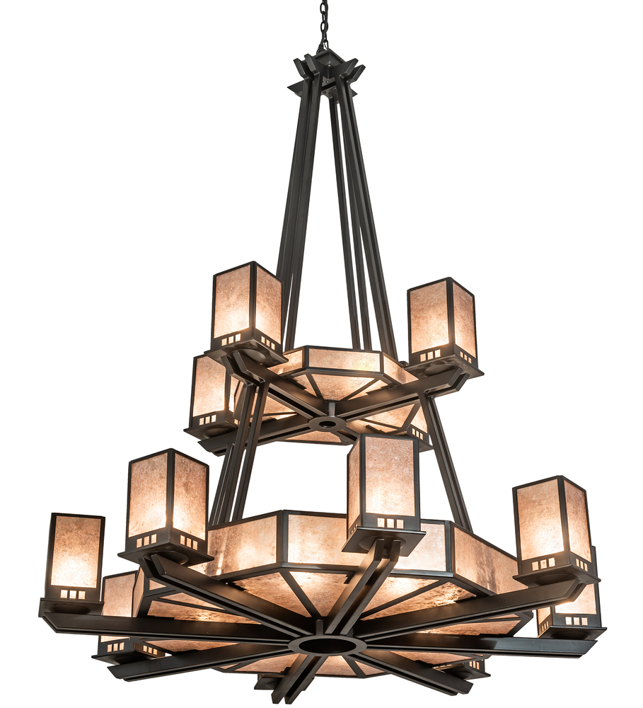 58" Wide Avondale Two Tier Chandelier