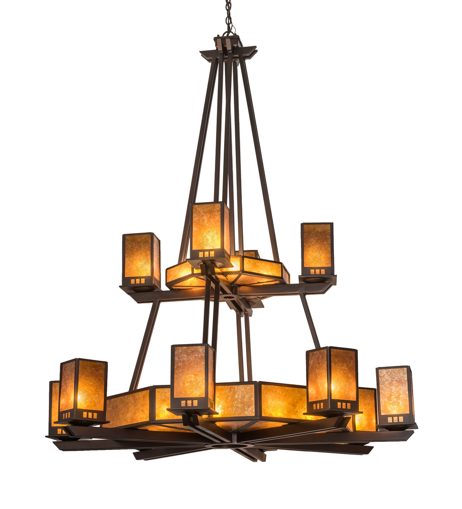 60" Wide Avondale Two Tier Chandelier