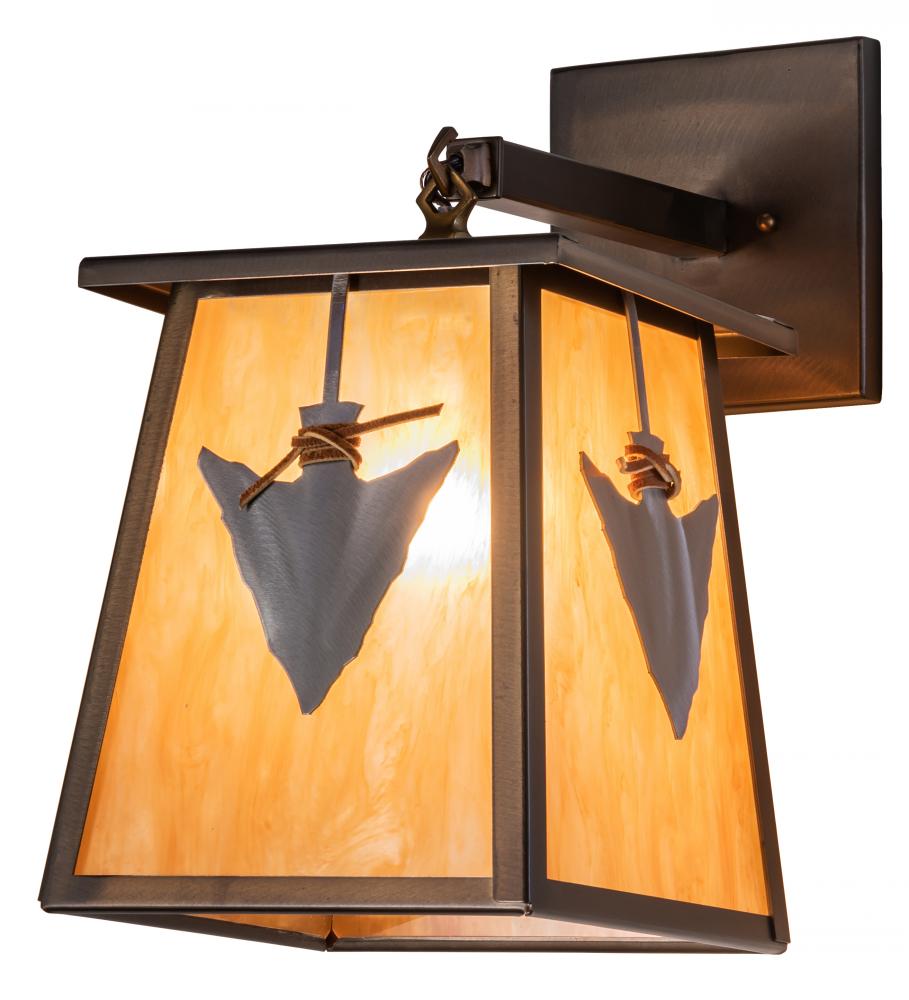 9" Wide Arrowhead Wall Sconce