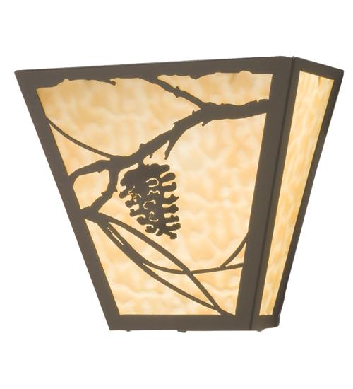 13"W Whispering Pines Wall Sconce