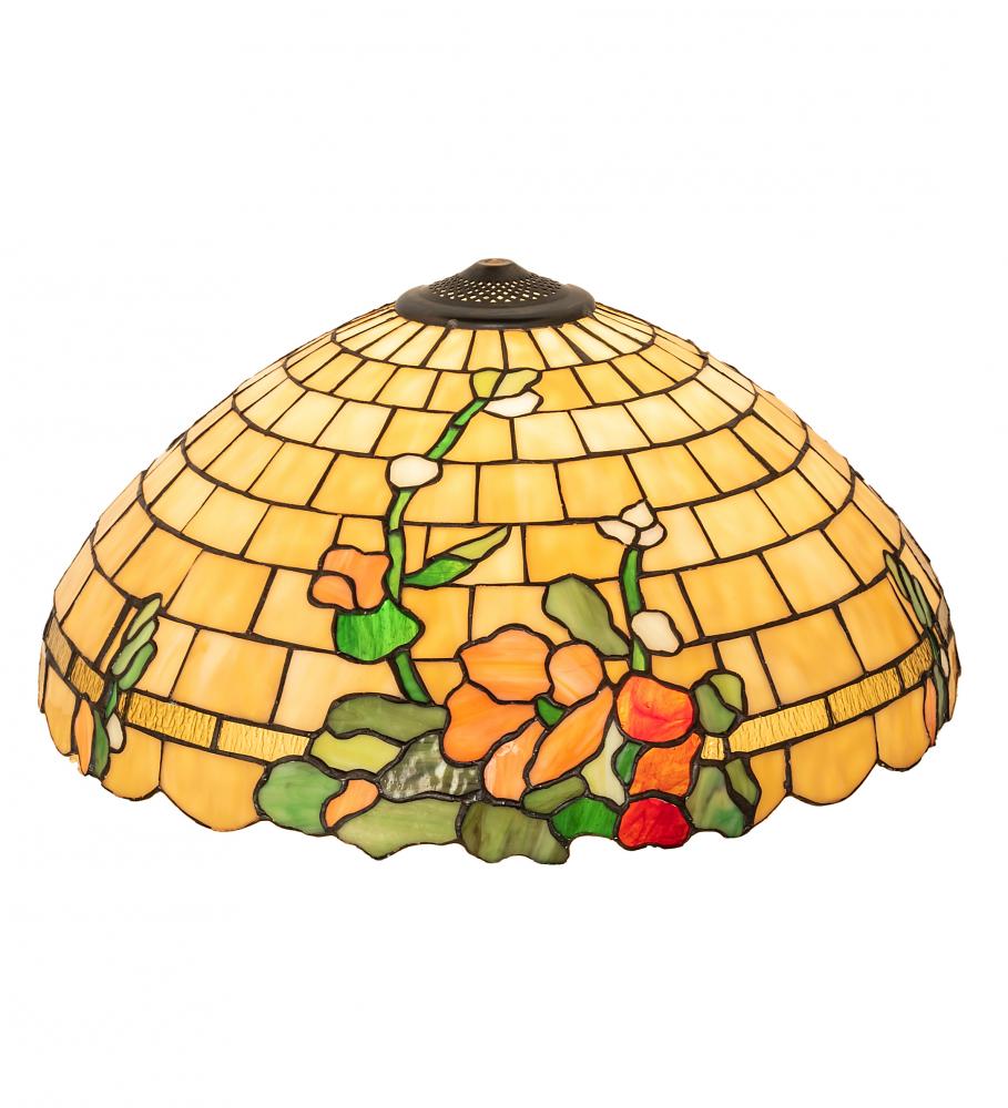 20" Wide Duffner & Kimberly Hollyhock Shade