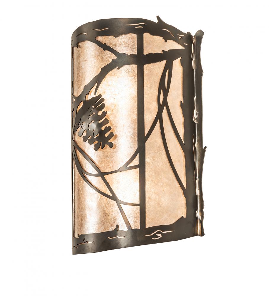 10" Wide Whispering Pines Wall Sconce