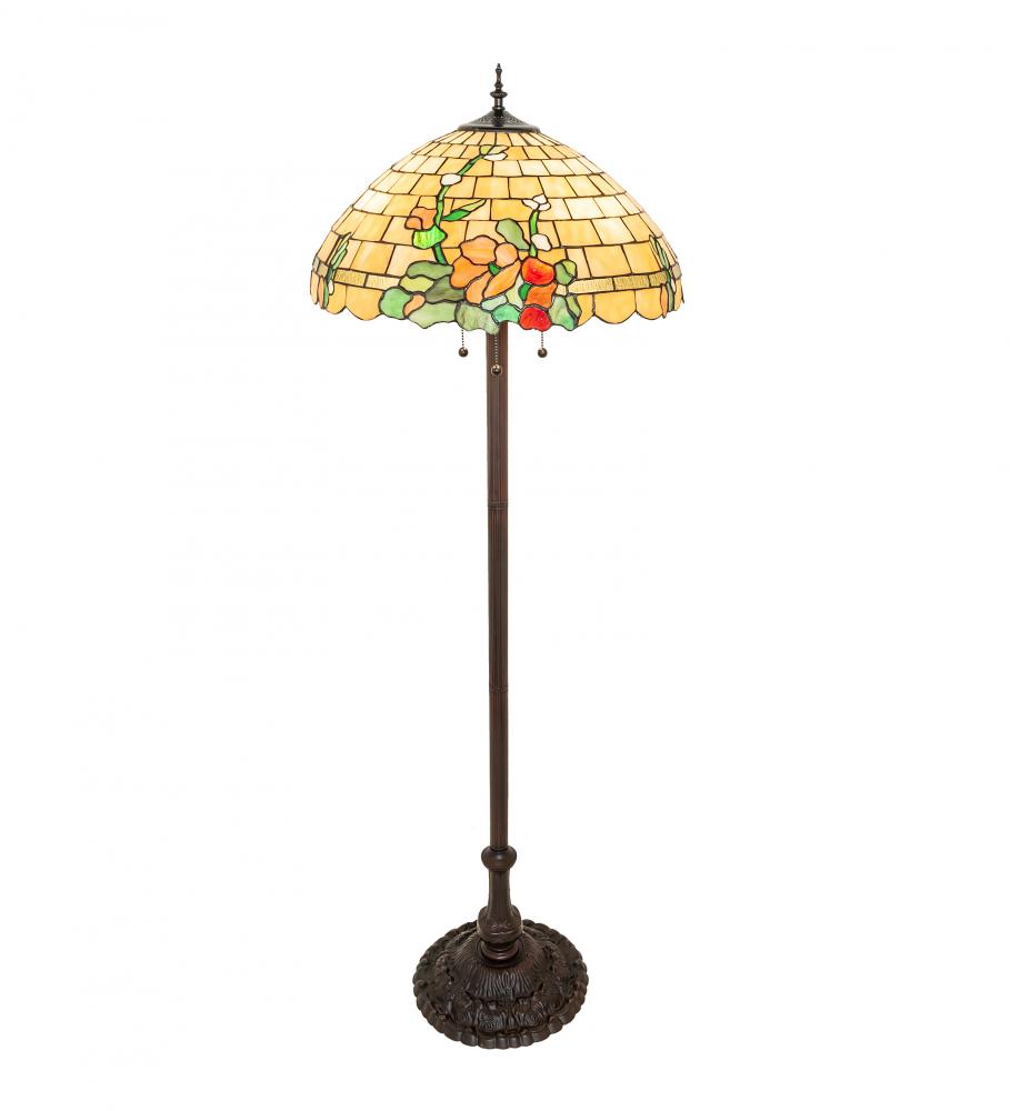 62" High Duffner & Kimberly Hollyhock Floor Lamp