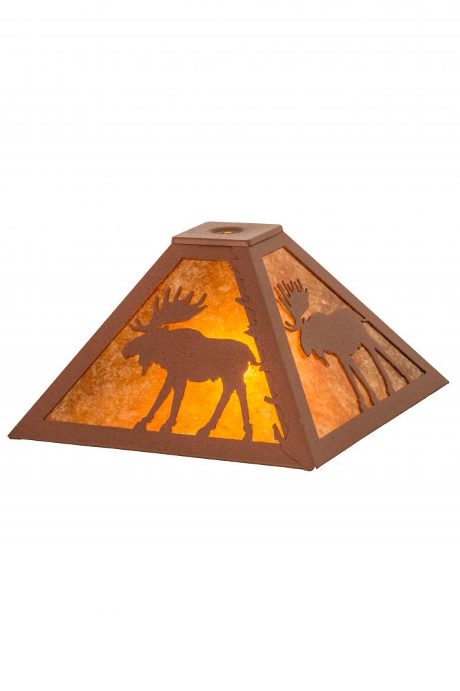 12"Sq Lone Moose Shade