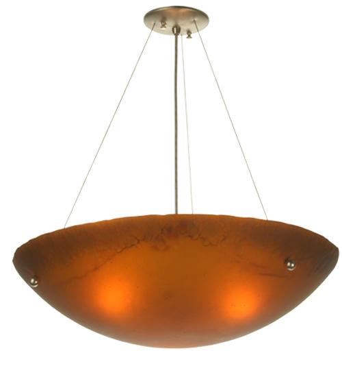 24"W Metro Fusion Espresso Inverted Pendant