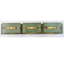 Meyda Green 105988 - 36" Wide Moss Creek Stepping Stone 3 Light Vanity Light