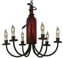 Meyda Green 131185 - 18" Wide Tuscan Vineyard 6 Light Chandelier