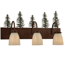 Meyda Green 135960 - 24" Wide Tall Pines 3 Light Vanity Light