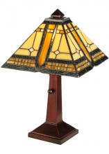 Meyda Green 142879 - 16"H Sierra Prairie Mission Accent Lamp